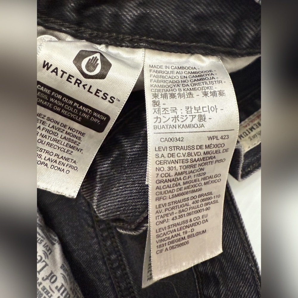 Levi's Premium 501 Original Fit High Waist Jean Shorts - 32 - Picture 8 of 12